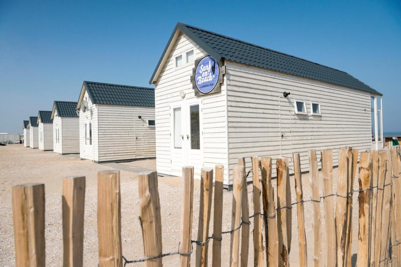 Surf En Beach Strandhuisjes Katwijk aan Zee Dış mekan fotoğraf